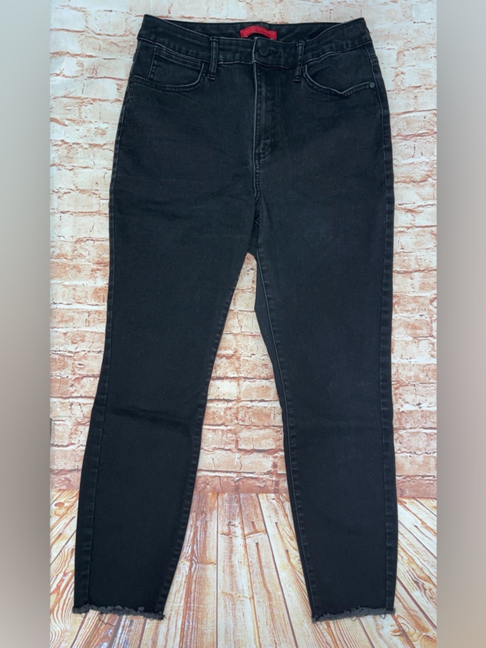 Jennifer Lopez Black High Rise Crop Skinny Jeans